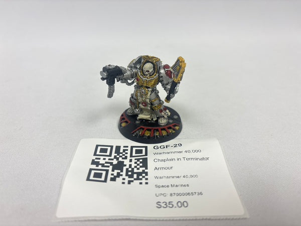 Warhammer 40,000 Chaplain in Terminator Armour GGF-29
