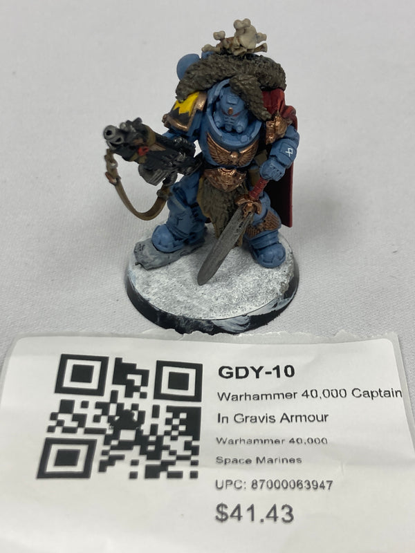 Warhammer 40,000 Captain In Gravis Armour GDY-10