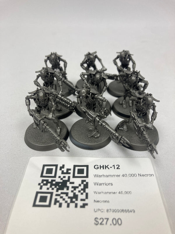 Warhammer 40,000 Necron Warriors GHK-12