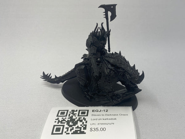 Slaves to Darkness Chaos Lord on karkadrak EGJ-12