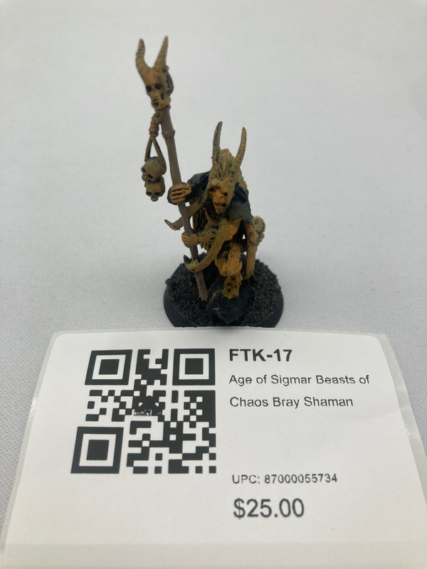 Age of Sigmar Beasts of Chaos Bray Shaman FTK-17