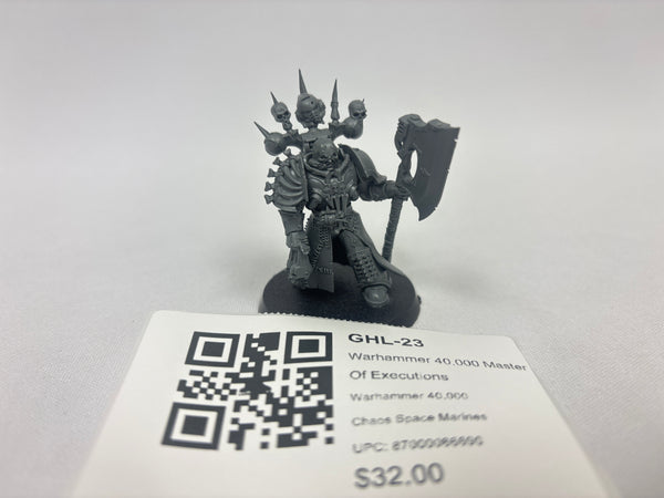Warhammer 40,000 Master Of Executions GHL-23