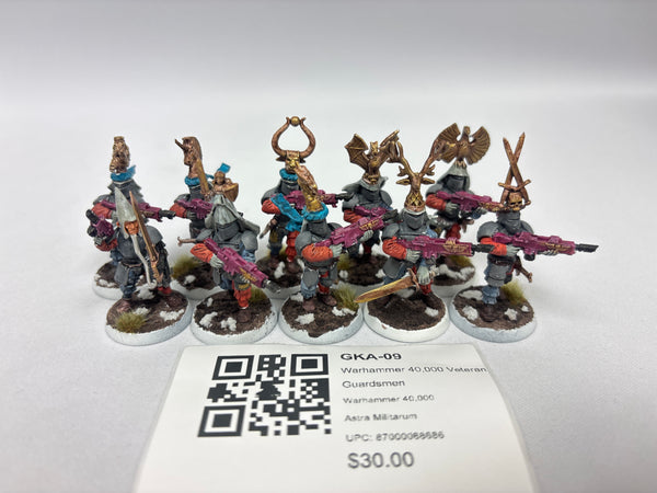 Warhammer 40,000 Veteran Guardsmen GKA-09