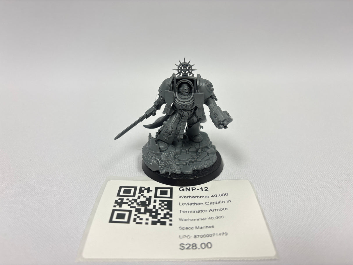 Warhammer 40,000 Leviathan Captain in Terminator Armour GNP-12