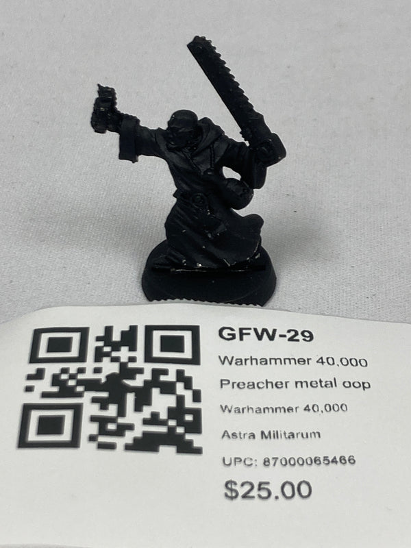 Warhammer 40,000 Preacher metal oop GFW-29