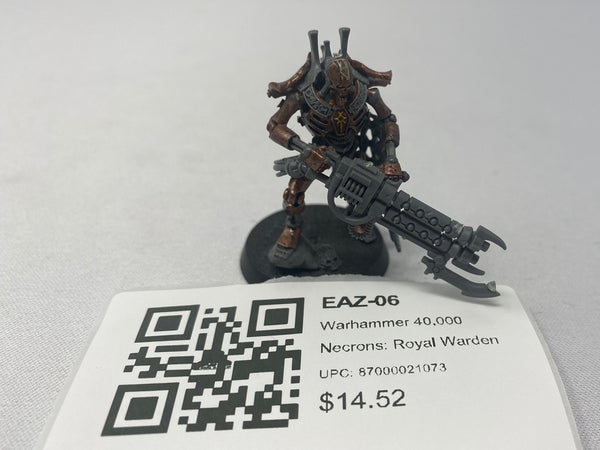 Warhammer 40,000 Necrons: Royal Warden EAZ-06
