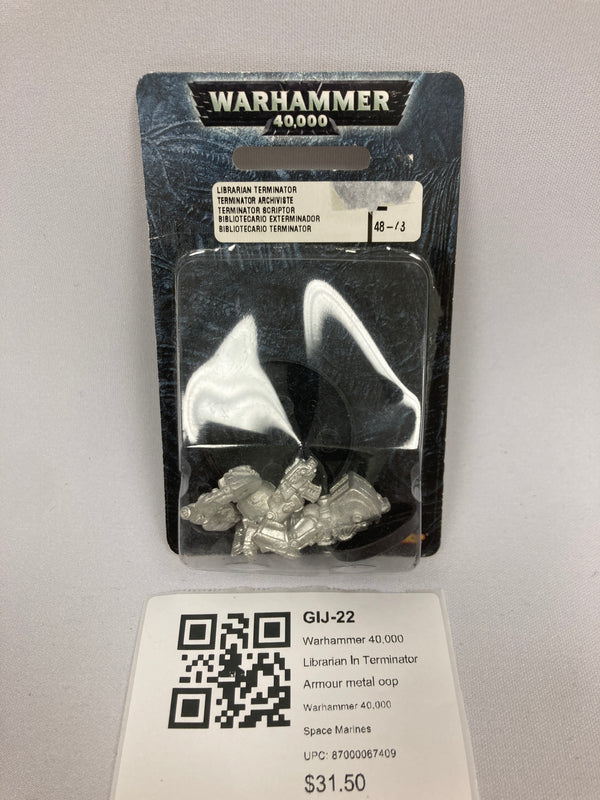 Warhammer 40,000 Librarian In Terminator Armour metal oop GIJ-22