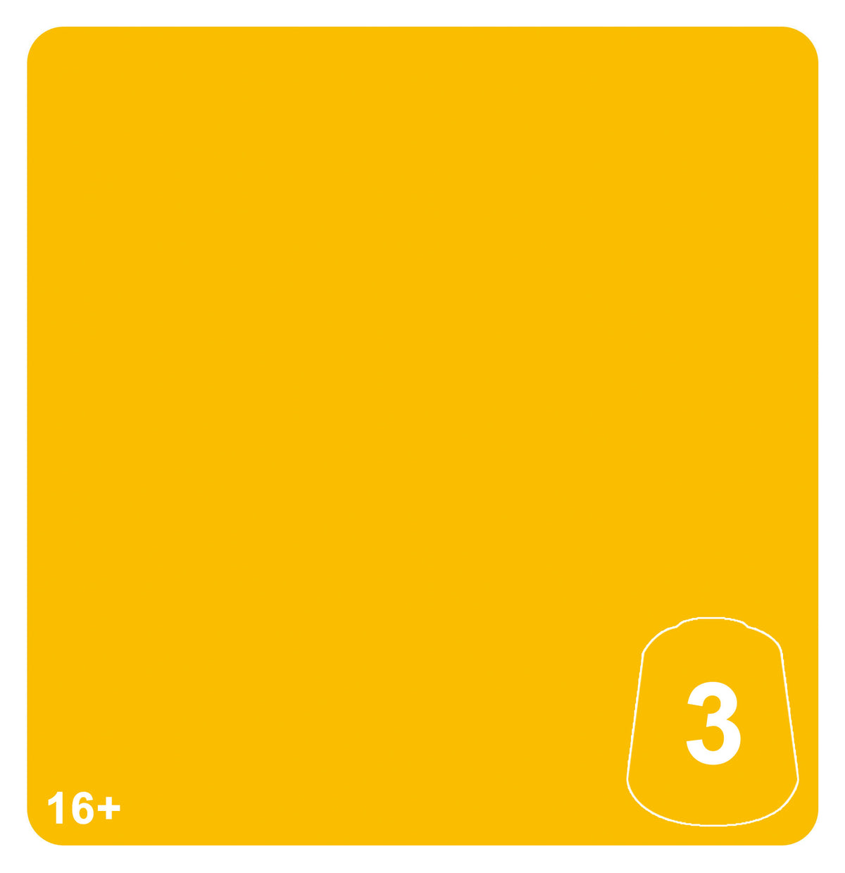 Warhammer Tone Pro: Hawkshroud Yellow 3 paint pot