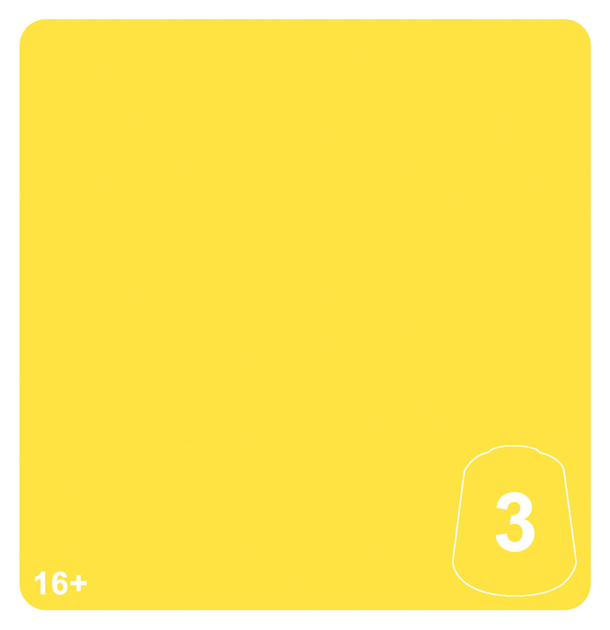Warhammer Tone Pro: Megaboss Yellow 3 paint pot