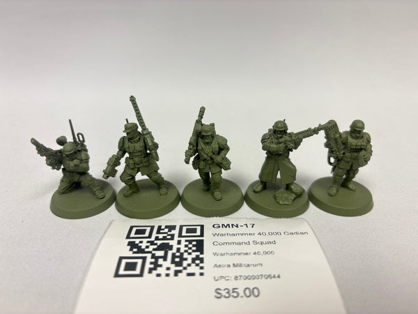 Warhammer 40,000 Cadian Command Squad GMN-17