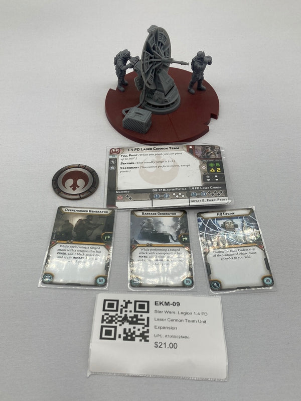 Star Wars: Legion 1.4 FD Laser Cannon Team Unit Expansion EKM-09