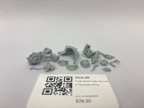 Forge World Traitor Sorcerer in Terminator Armor GCA-26