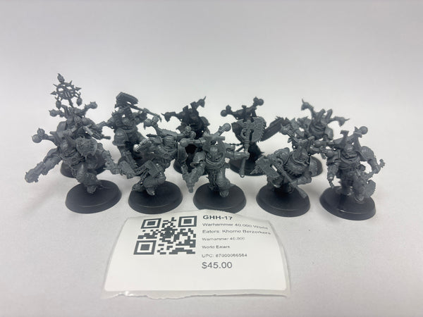 Warhammer 40,000 World Eaters: Khorne Berzerkers GHH-17