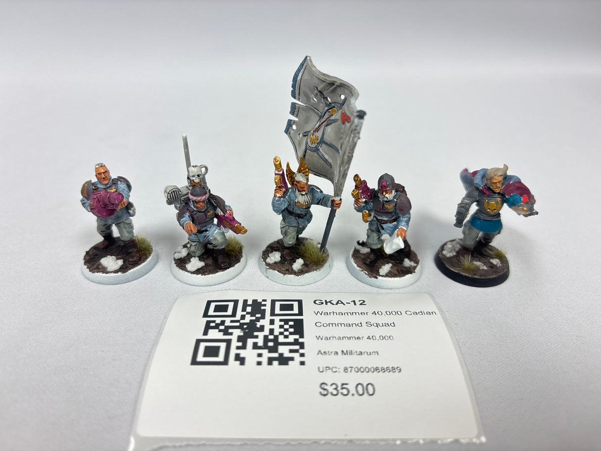 Warhammer 40,000 Cadian Command Squad GKA-12