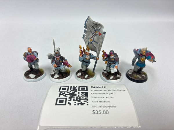 Warhammer 40,000 Cadian Command Squad GKA-12