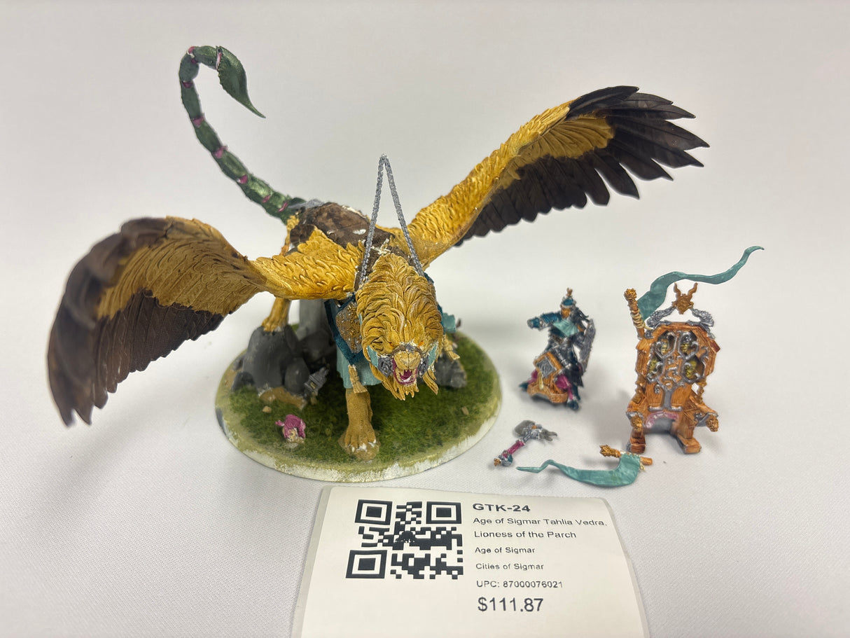 Age of Sigmar Tahlia Vedra, Lioness of the Parch GTK-24