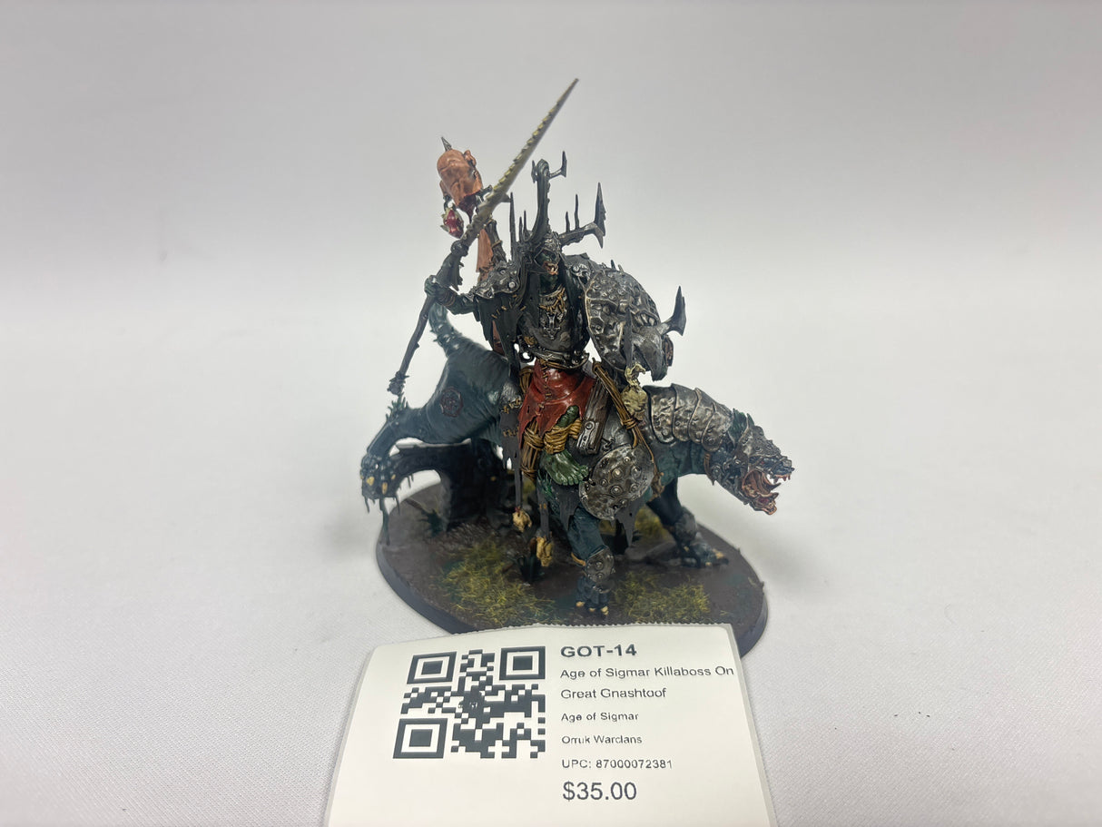 Age of Sigmar Killaboss On Great Gnashtoof GOT-14