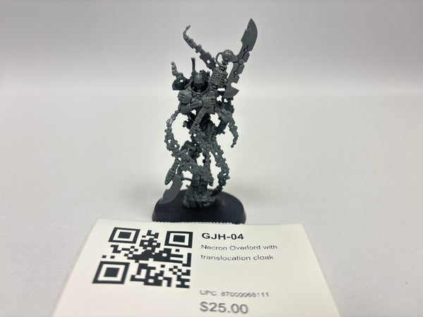 Necron Overlord with translocation cloak GJH-04