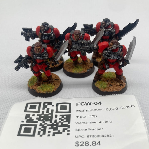 Warhammer 40,000 Scouts metal oop FCW-04