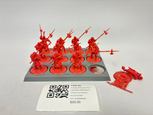 A Song of Ice and Fire Lannister Halberdiers FZG-05