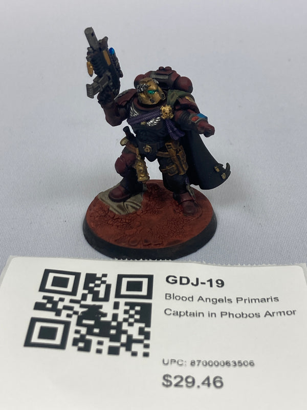 Blood Angels Primaris Captain in Phobos Armor GDJ-19