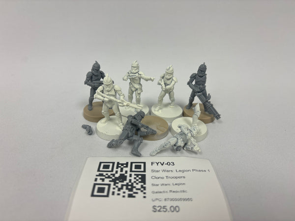 Star Wars: Legion Phase 1 Clone Troopers FYV-03