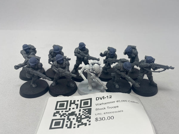 Warhammer 40,000 Cadian Shock Troops DVI-12