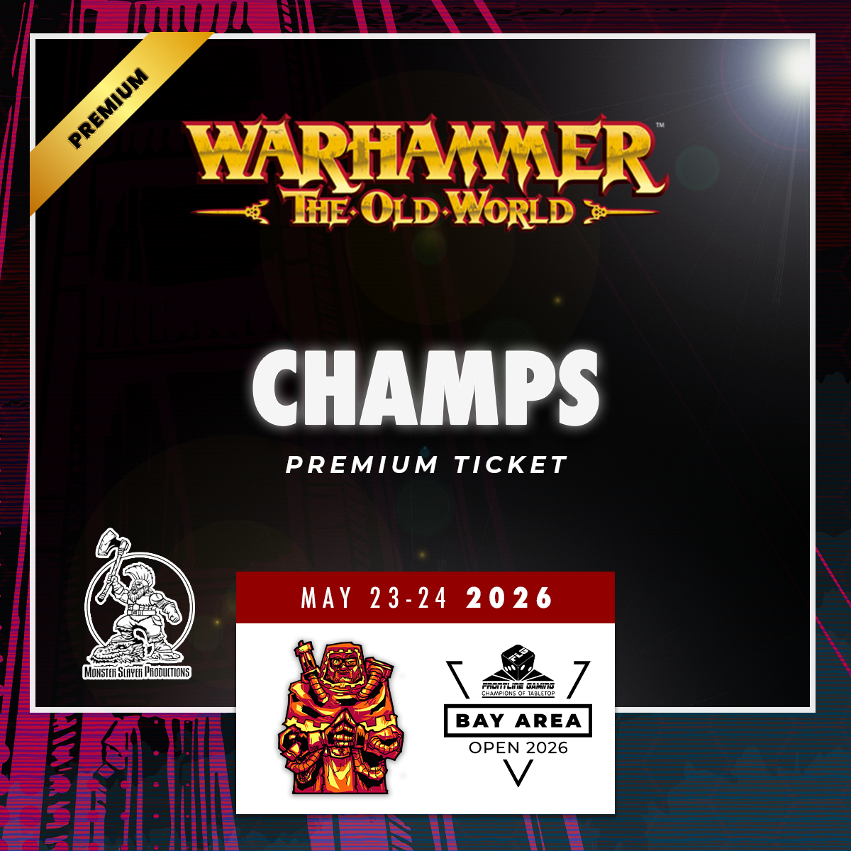 Bay Area Open 2026 - The Old World Championships (Premium Ticket