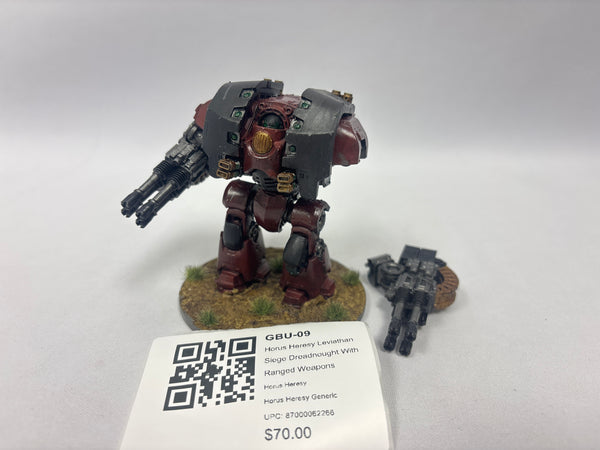 Horus Heresy Leviathan Siege Dreadnought With Ranged Weapons GBU-09