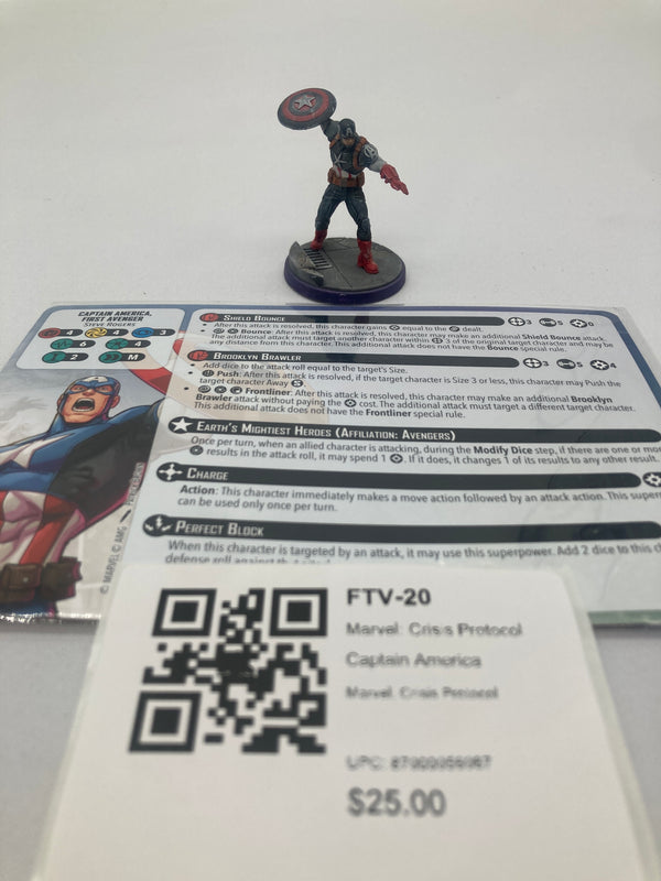 Marvel: Crisis Protocol Captain America FTV-20