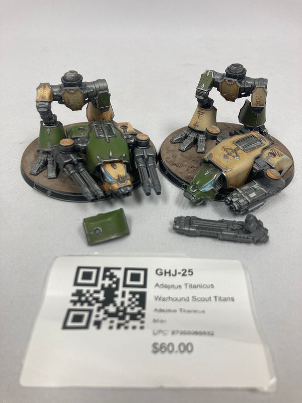 Adeptus Titanicus Warhound Scout Titans GHJ-25