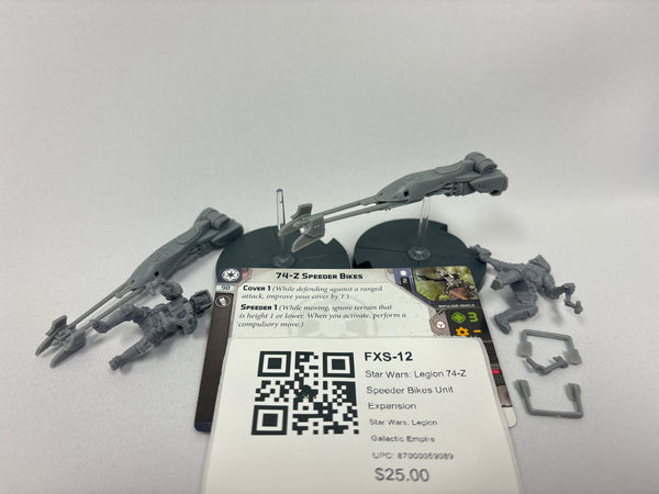 Star Wars: Legion 74-Z Speeder Bikes Unit Expansion FXS-12