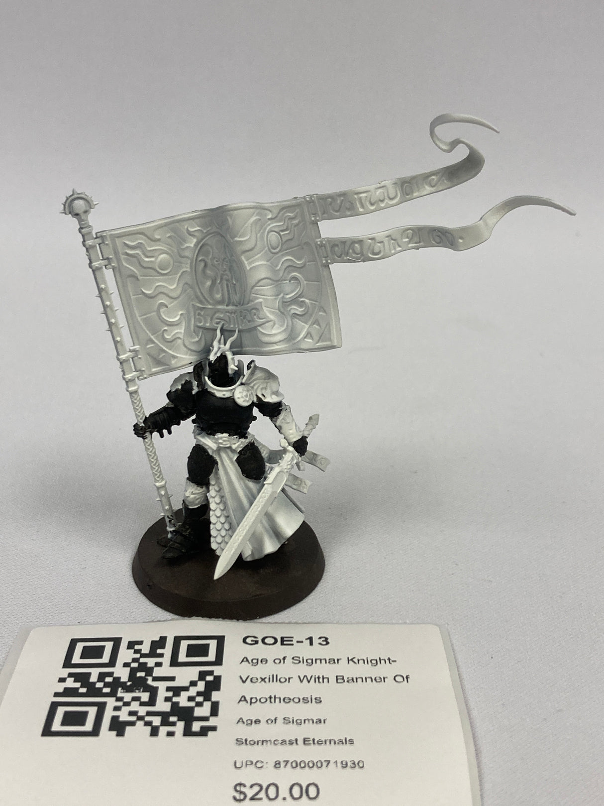 Age of Sigmar Knight-Vexillor With Banner Of Apotheosis GOE-13