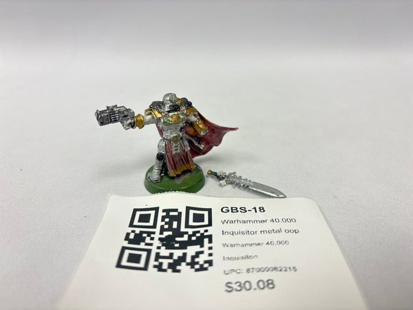 Warhammer 40,000 Inquisitor metal oop GBS-18