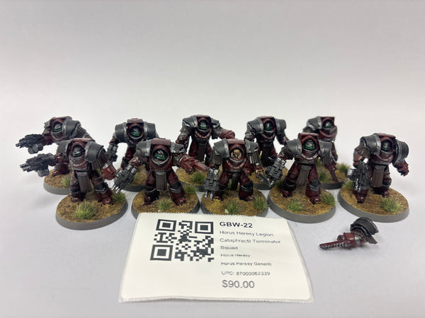 Horus Heresy Legion Cataphractii Terminator Squad GBW-22