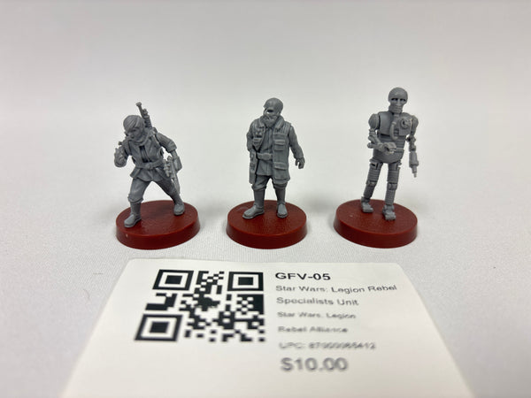 Star Wars: Legion Rebel Specialists Unit GFV-05