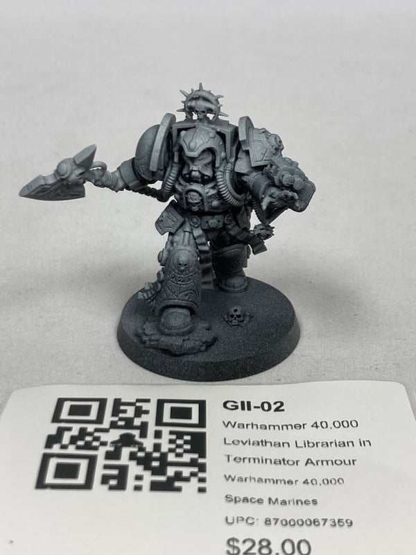 Warhammer 40,000 Leviathan Librarian in Terminator Armour GII-02