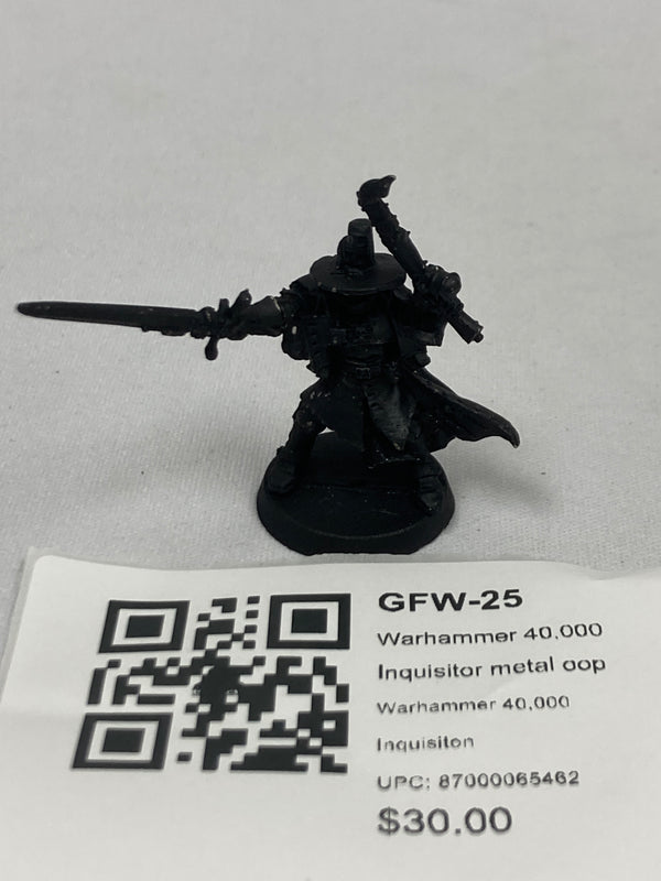 Warhammer 40,000 Inquisitor metal oop GFW-25