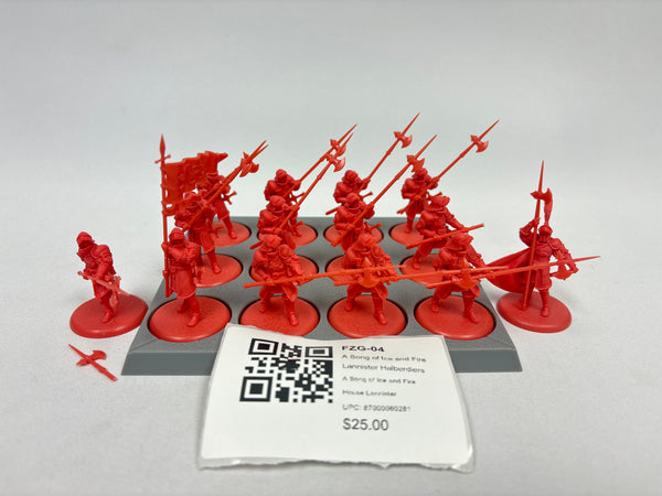 A Song of Ice and Fire Lannister Halberdiers FZG-04