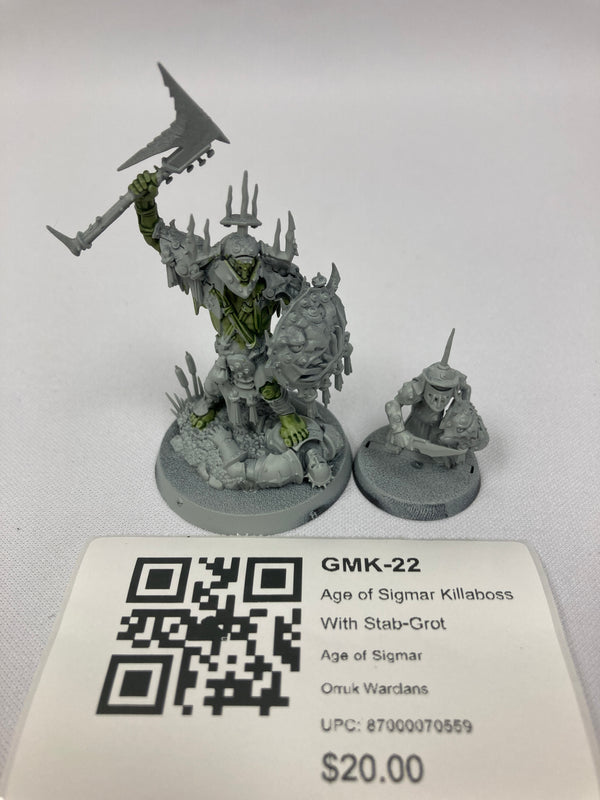 Age of Sigmar Killaboss With Stab-Grot GMK-22