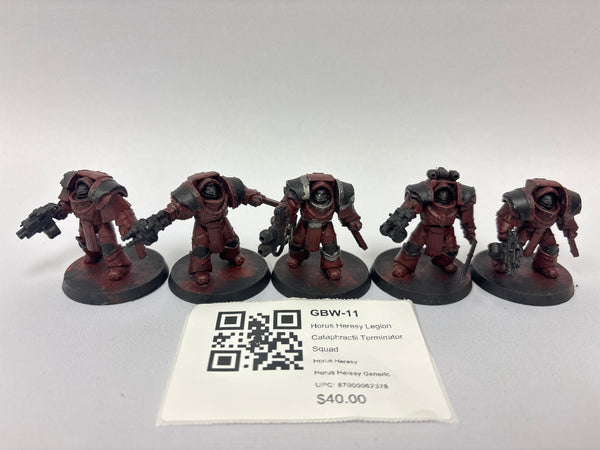 Horus Heresy Legion Cataphractii Terminator Squad GBW-11