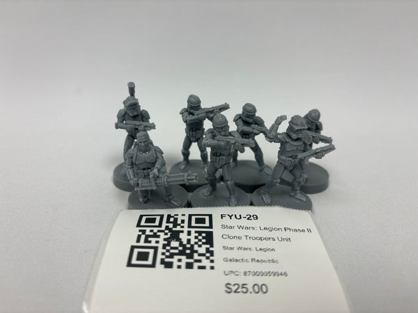 Star Wars: Legion Phase II Clone Troopers Unit FYU-29
