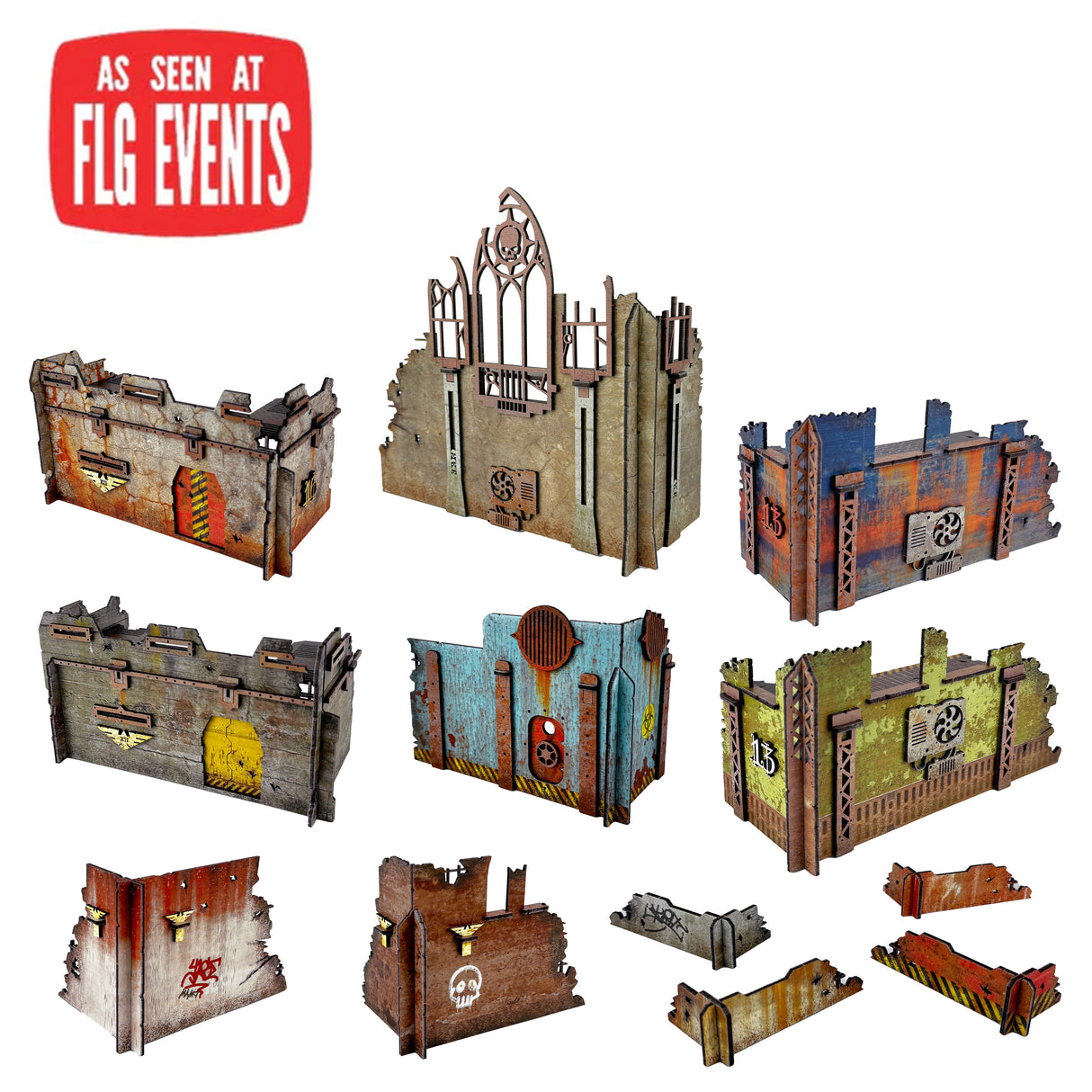 FLG Full Color Terrain: District 13 - Matched-Play Set