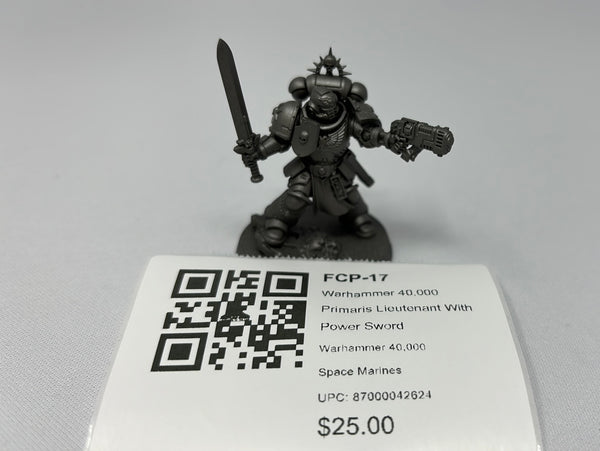 Warhammer 40,000 Primaris Lieutenant With Power Sword FCP-17