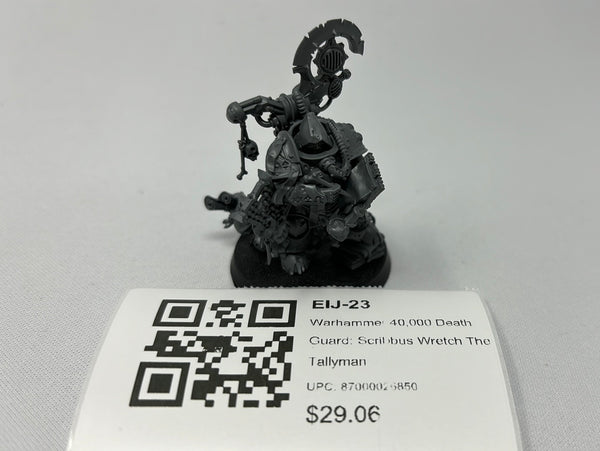 Warhammer 40,000 Death Guard: Scribbus Wretch The Tallyman EIJ-23
