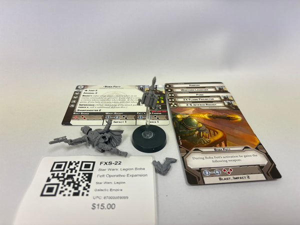 Star Wars: Legion Boba Fett Operative Expansion FXS-22
