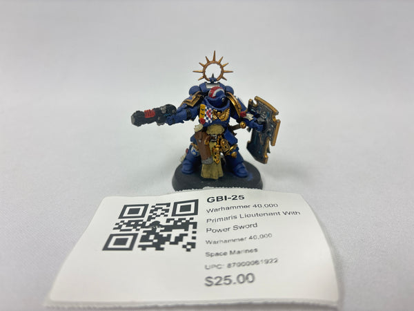 Warhammer 40,000 Primaris Lieutenant With Power Sword GBI-25