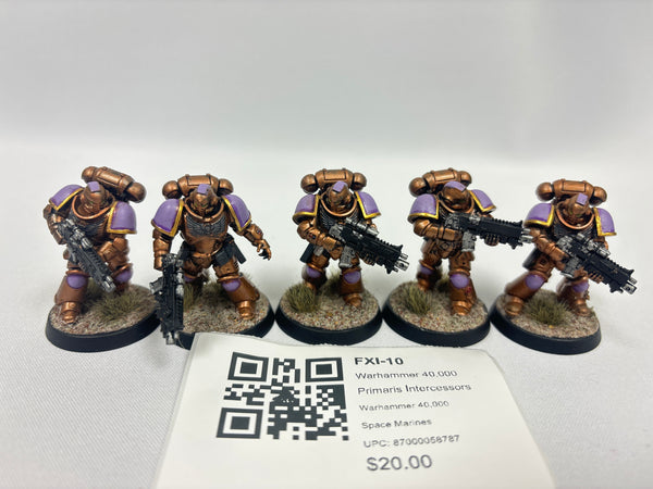 Warhammer 40,000 Primaris Intercessors FXI-10