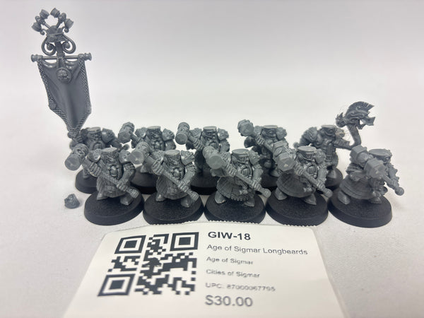 Age of Sigmar Longbeards GIW-18
