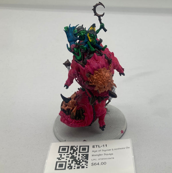 Age of Sigmar Loonboss On Mangler Squigs ETL-11